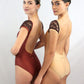 Jade Lace Cap Sleeve Leotard