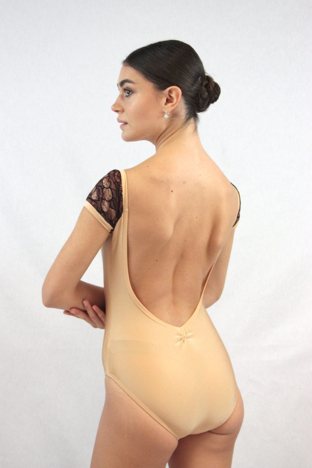 Jade Lace Cap Sleeve Leotard