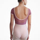 Valentina Mesh Cap Sleeve Leotard
