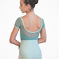 Valentina Mesh Cap Sleeve Leotard