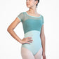 Valentina Mesh Cap Sleeve Leotard