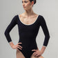 Alma Three Quarter Sleeve Leotard