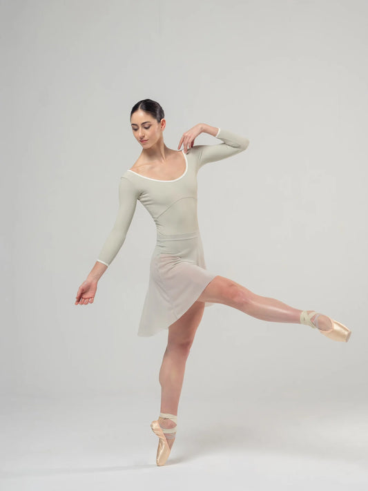Alma Three Quarter Sleeve Leotard