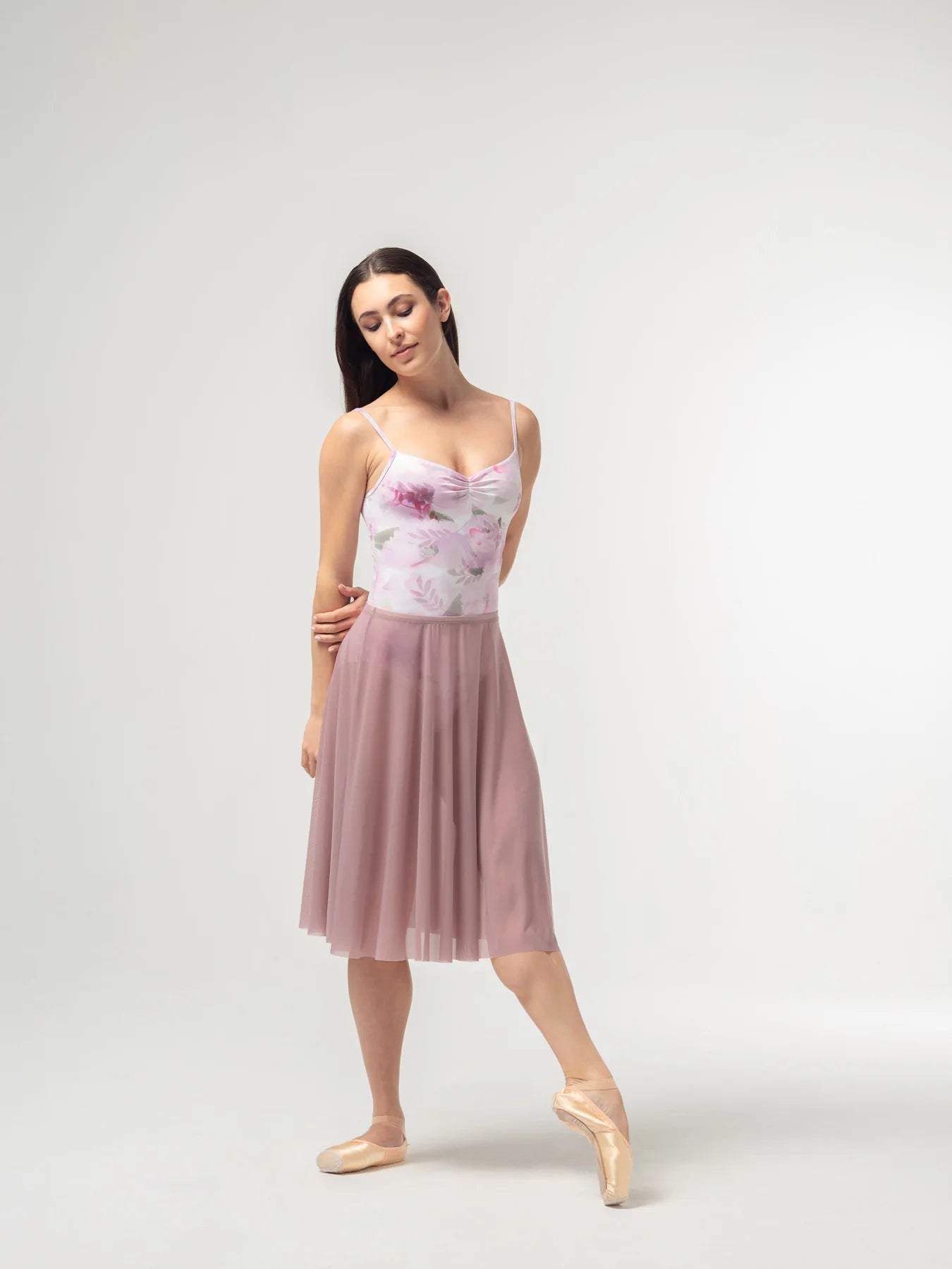 Lia Floral Camisole Leotard