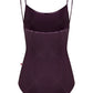 Marisa Camisole Leotard - Eggplant