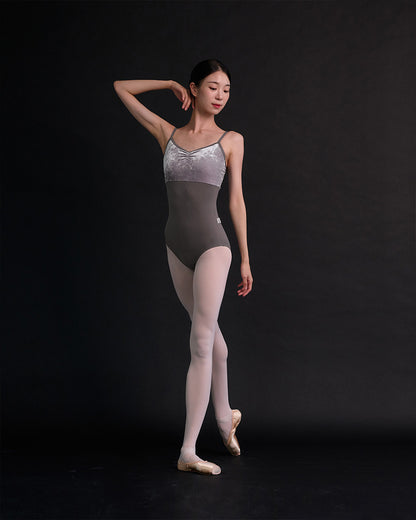 Vanessa Velvet Bodice Camisole Leotard