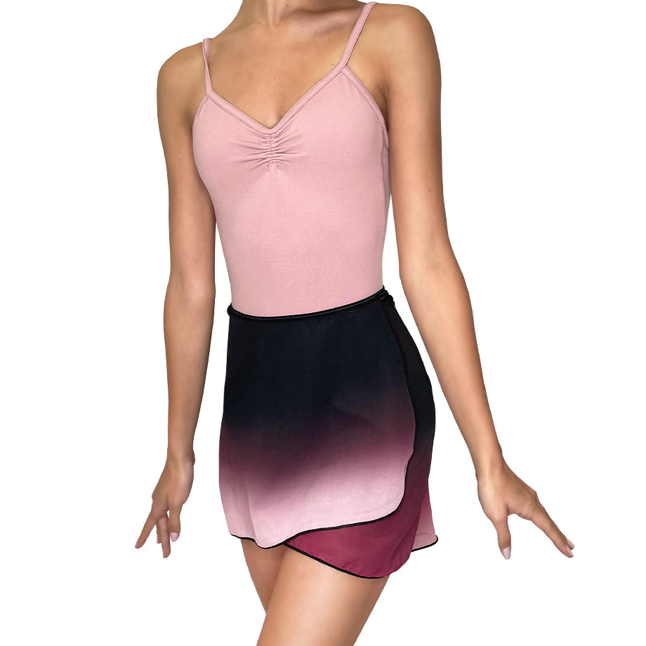 Hisae Ombre Long Wrap Skirt