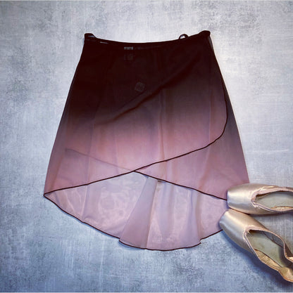 Hisae Ombre Long Wrap Skirt