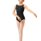 Girls Boatneck Tank Leotard with Strappy Back - M487C