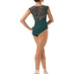 Cap Sleeve Leotard with Print Mesh - M5101LM
