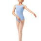 Girls Boatneck Tank Leotard with Strappy Back - M487C
