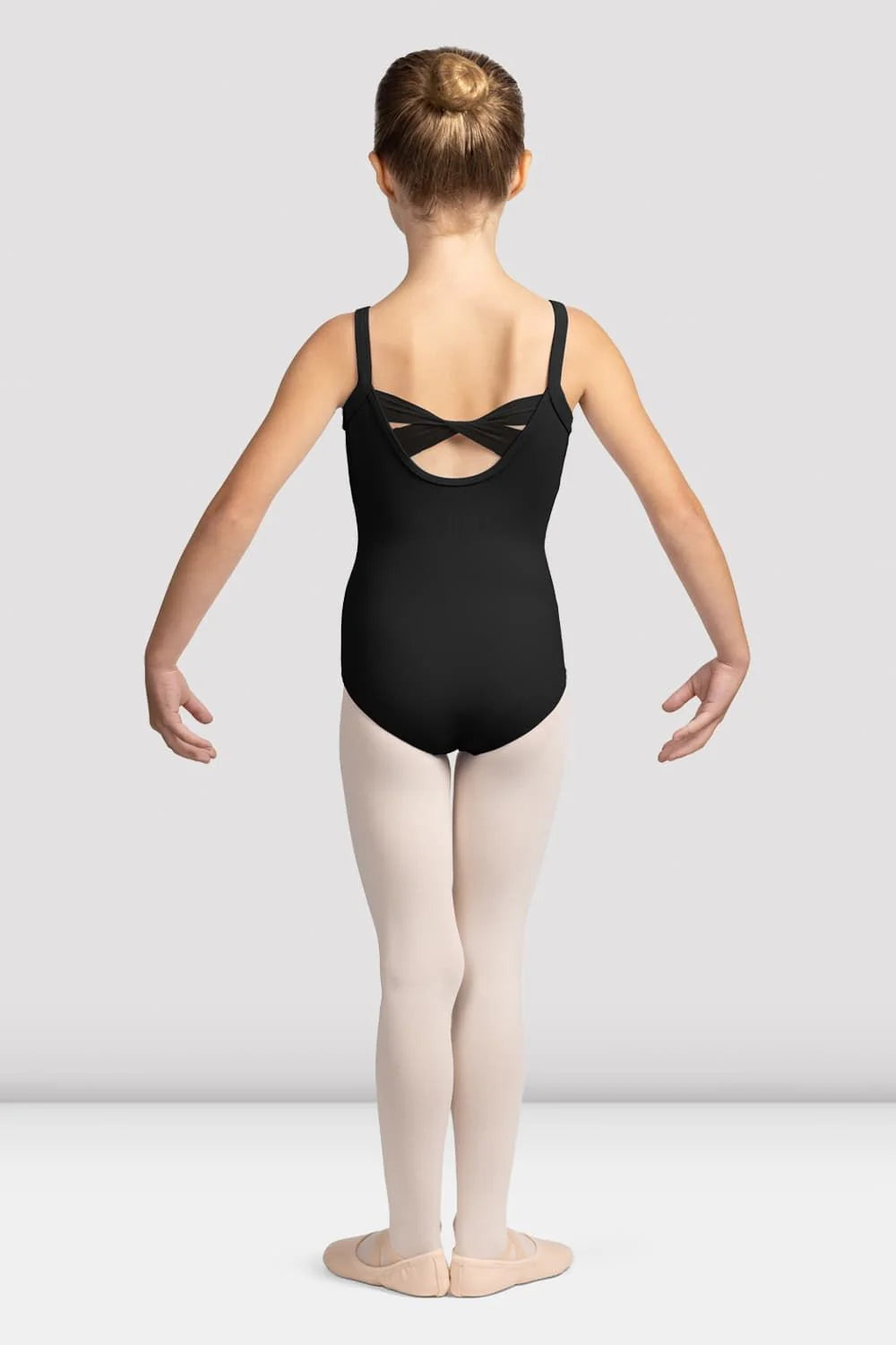Girls Twist Back Camisole Leotard - M1249C