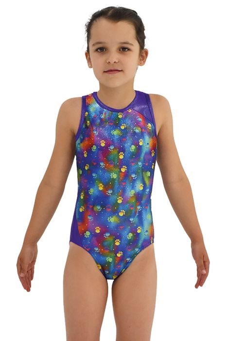 Girls Gymnastics Leotard & Matching Scrunchie - 7802