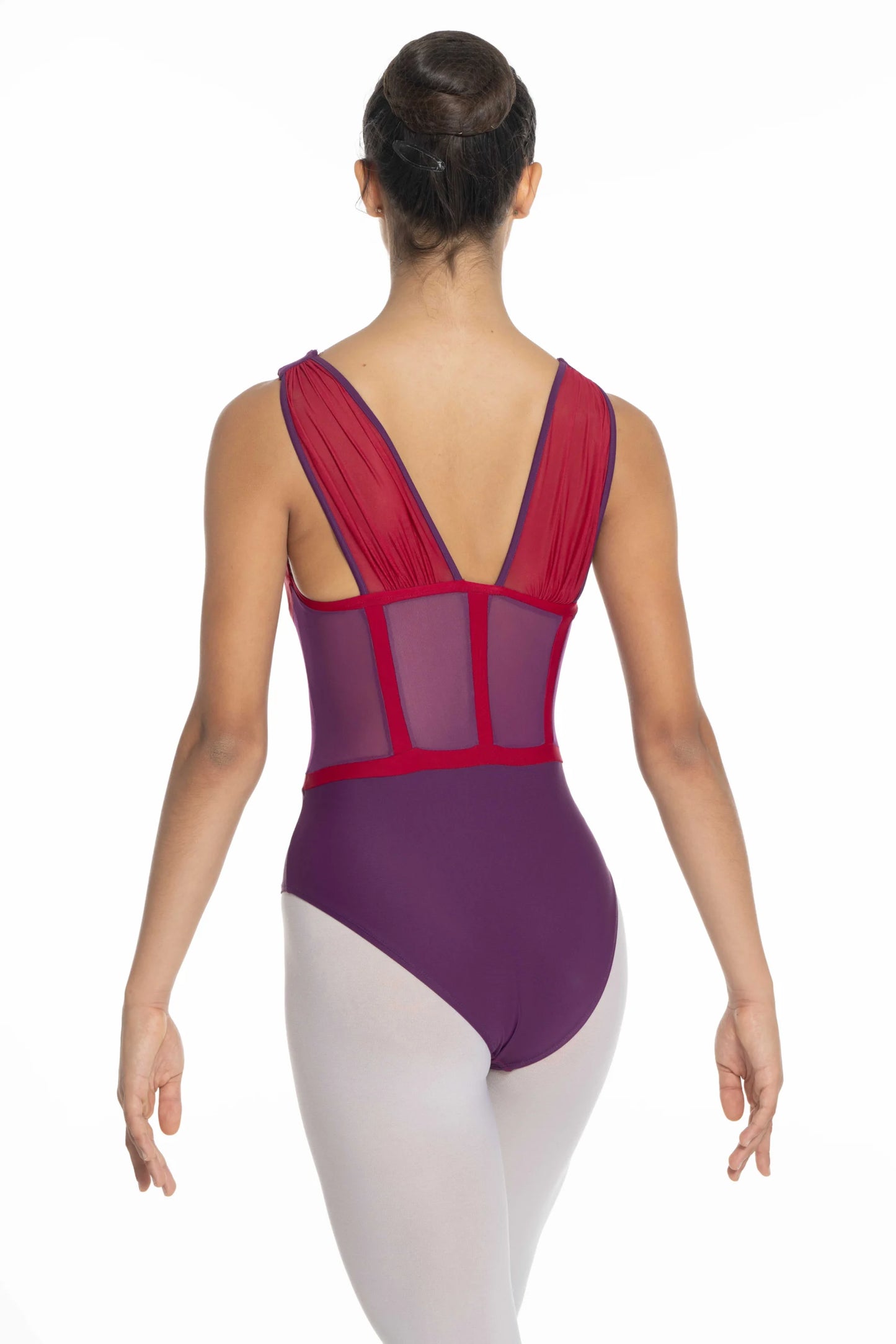 Nell Color Bloch Tank Leotard