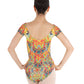 Dorothy White Cat Cap Sleeve Leotard - DA5023/1