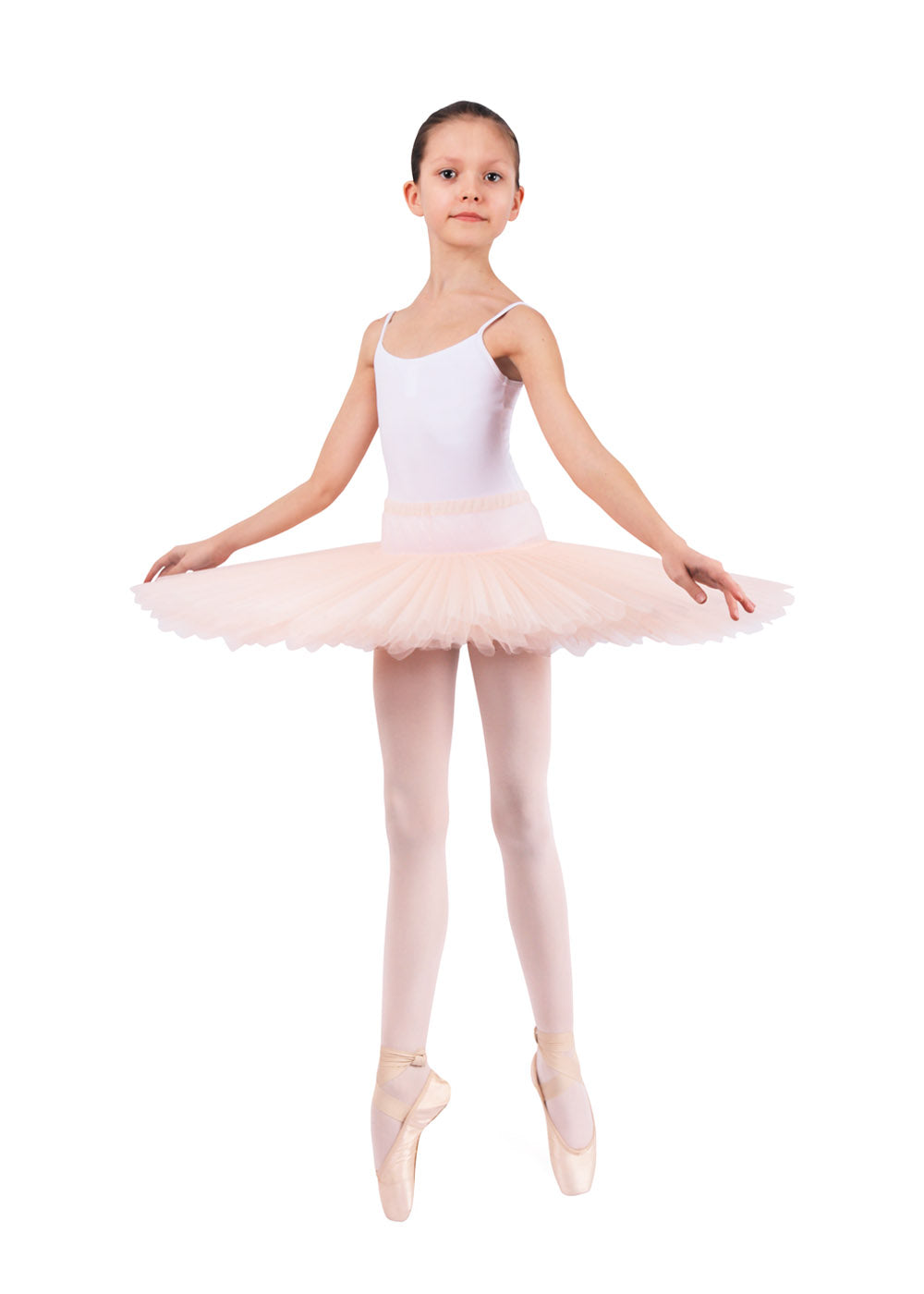 Girls Four-Layer Pancake Tutu with Attached Trunk - 0455/1N