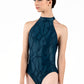 Raquel High Neck Leotard - DA4026MPN