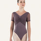 Siera Mesh Mesh Short Sleeve Leotard - DA4072MPN