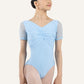 Siera Mesh Mesh Short Sleeve Leotard - DA4072MPN
