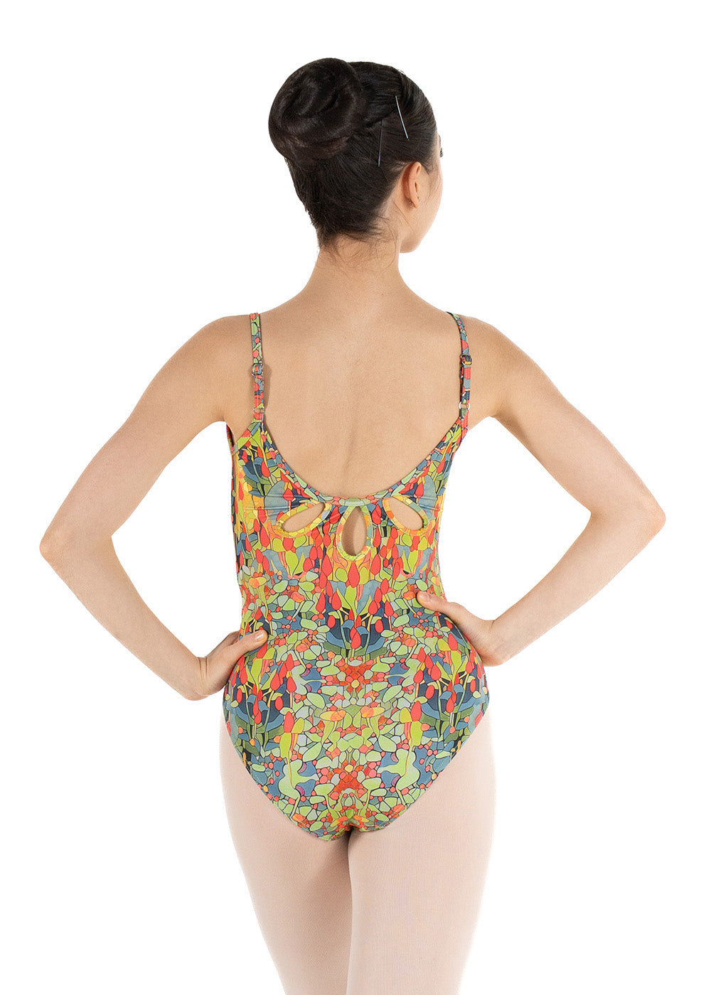 Dora White Cat Camisole Leotard - DA5021/1
