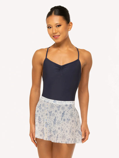 Winni Mesh Skirt - Nutcracker Snow Scene