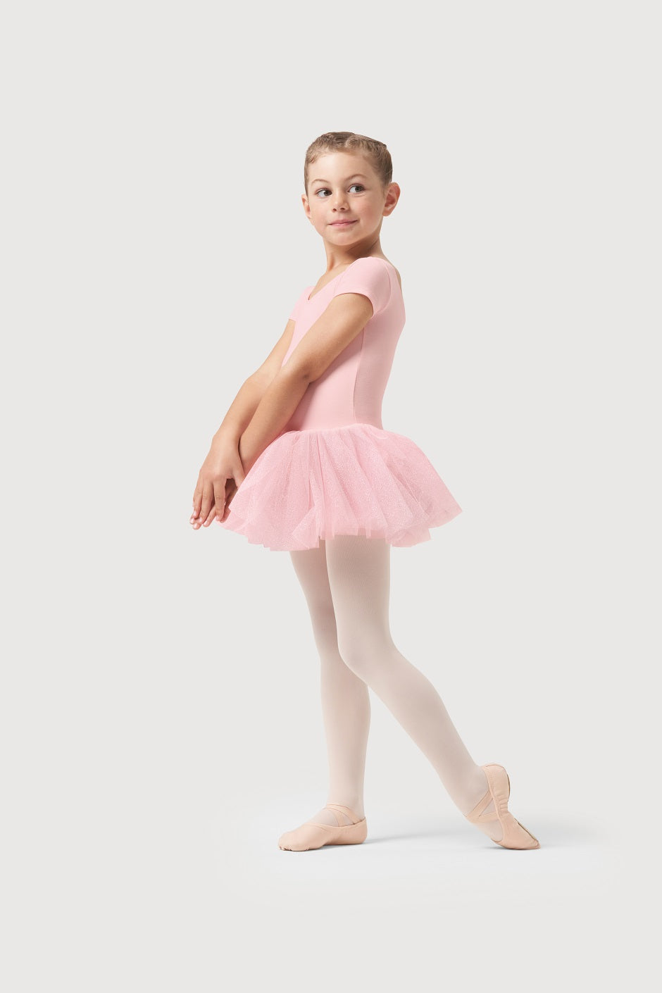 Girls Cap Sleeve Tutu Dress - CL1022