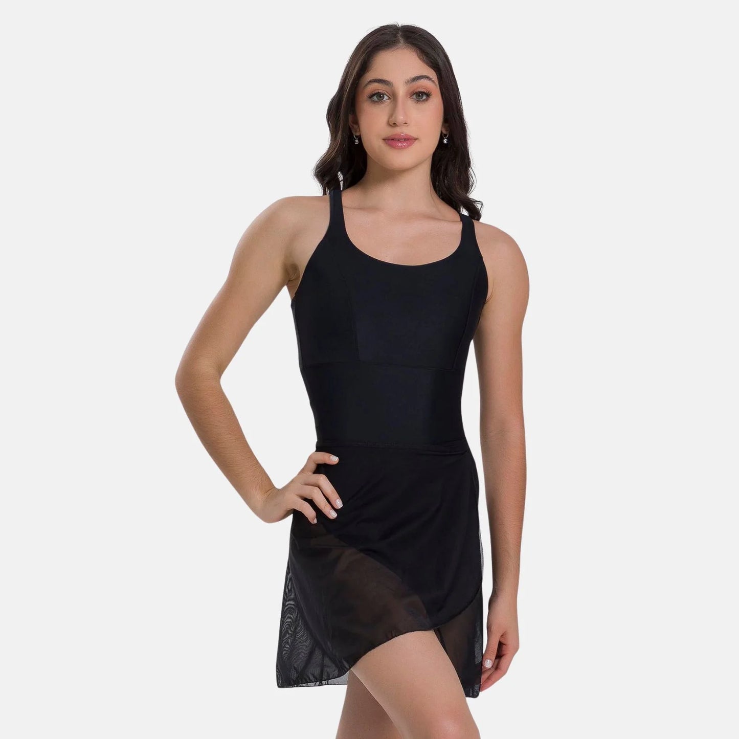 Cira Mesh Wrap Skirt - BY79