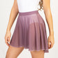 Mid-Length Mesh Pull-on Skirt - 1016A - Multiple Colorways