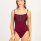 Contour Zip Front Empire Camisole Leotard - 2697A