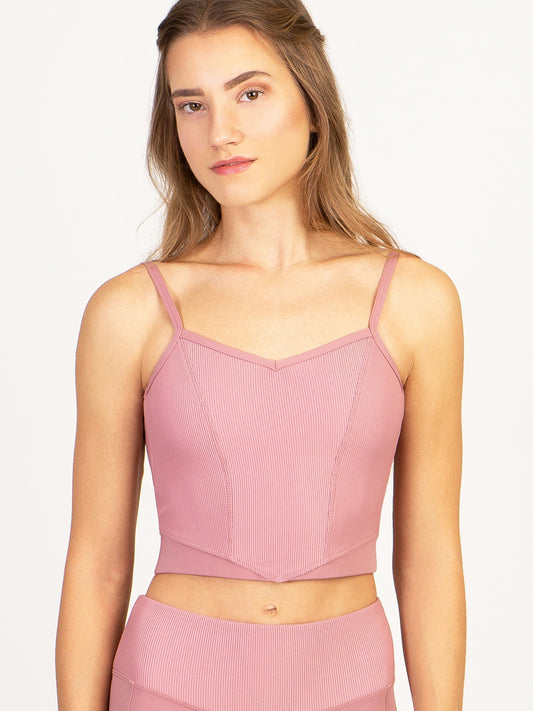 Balletcore Princess Seam Crop Top - 4013A