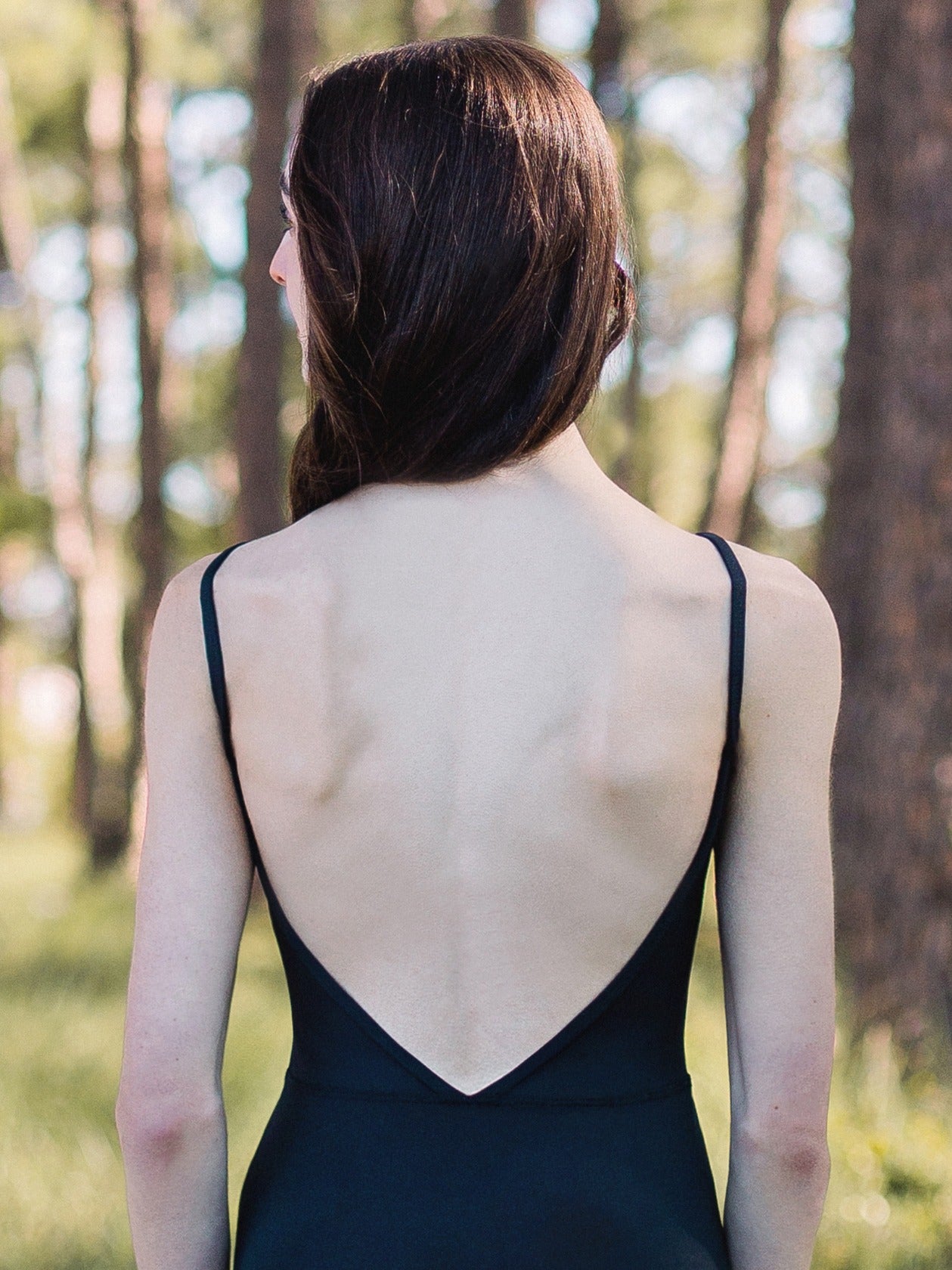backless leotard dress Meet Audrey, our gorgeous new scoop neck leotard with Wisteria Lace. Shes a BEAUTY! Classic. Timeless. Its time to upgrade your workout wear, were going dancing!