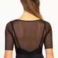 Camisole Leotard and Bonus Mesh Sweetheart Half Sleeve Top Set - 2673A