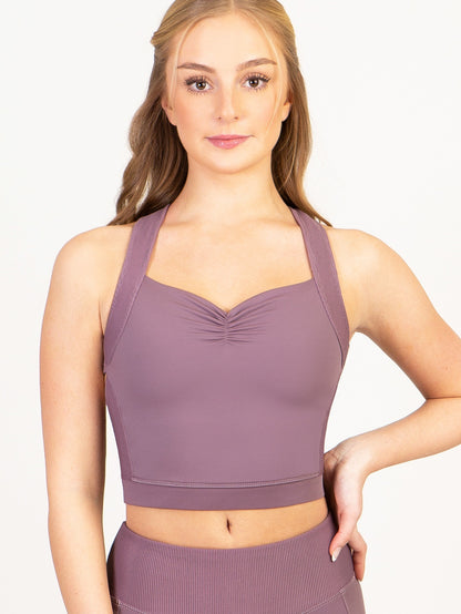 Balletcore Pinch-Front Crop Top - 4014A