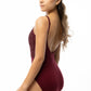 Lace Overlay Camisole Leotard - 2552A