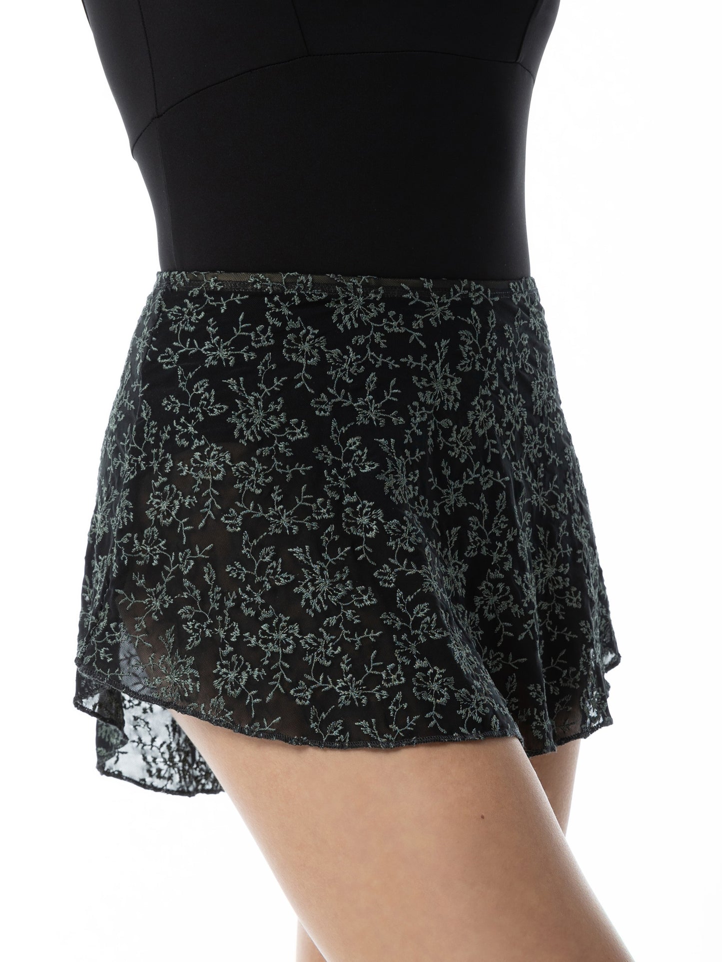 Darling Pull-on Embroidered Skirt - 1009A