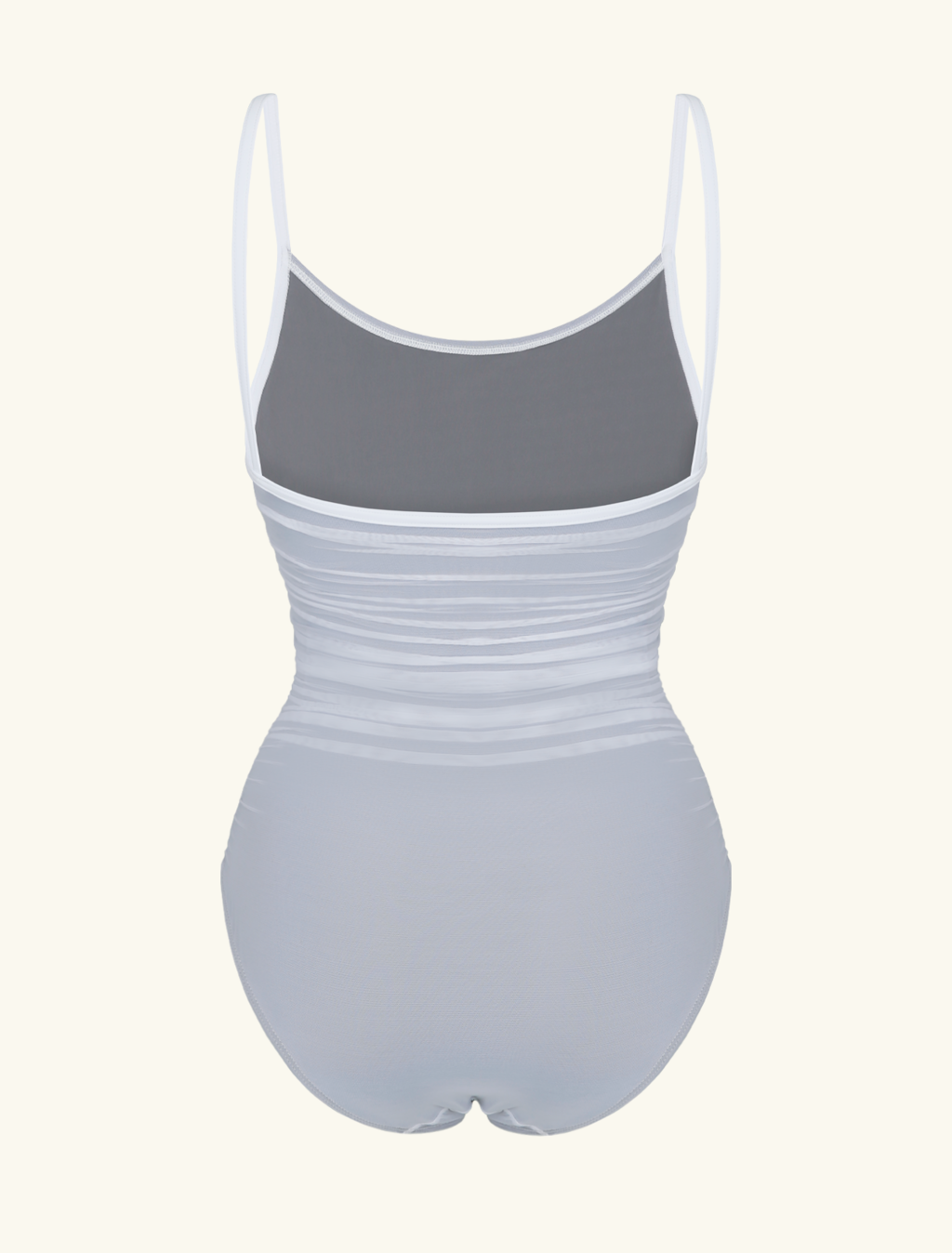 ThirdSkin Mesh-Draped Veil Camisole Leotard