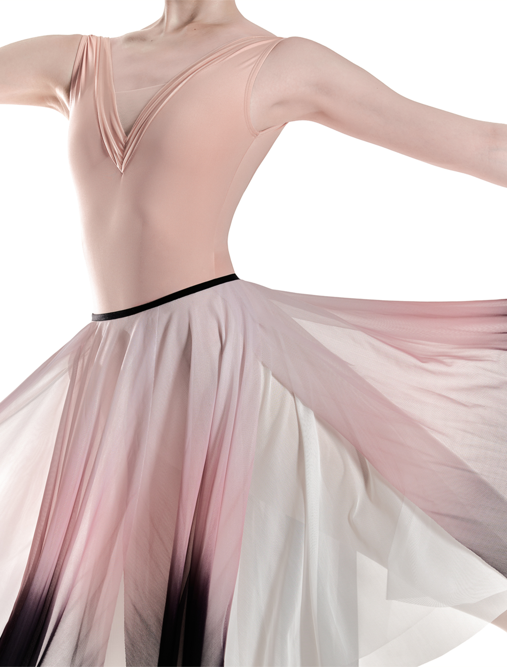 SecondSkin Palace-Dress V-Neck Leotard