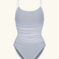 ThirdSkin Mesh-Draped Veil Camisole Leotard