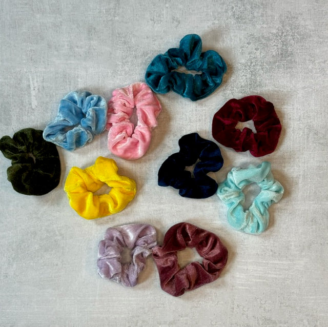 Velour Scrunchies