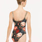 Girls Farrah Camisole Leotard - Winter Florals