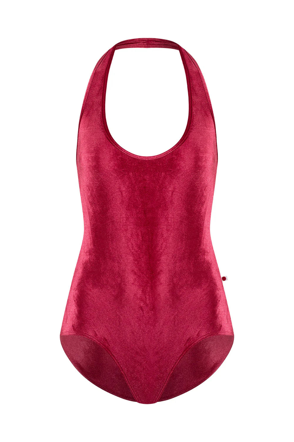 Jaione Halter Leotard - Cerise