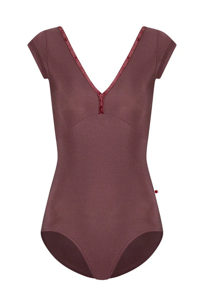 Alicia Cap Sleeve Leotard - Phoenix
