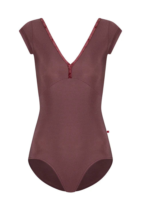 Alicia Cap Sleeve Leotard - Phoenix