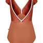 Alicia Cap Sleeve Leotard - Rosewood