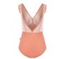 Alicia Velvet Tank Leotard - Blush