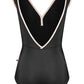 Alicia Tank Leotard - Black/Misty Rose