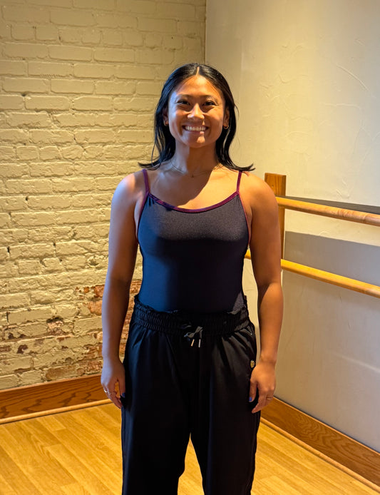 Exclusive Heather Camisole Leotard - Black/Roxy