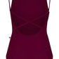 Daniela Camisole Leotard - Burgundy