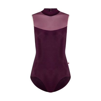 Camila Mock Neck Leotard - Opera