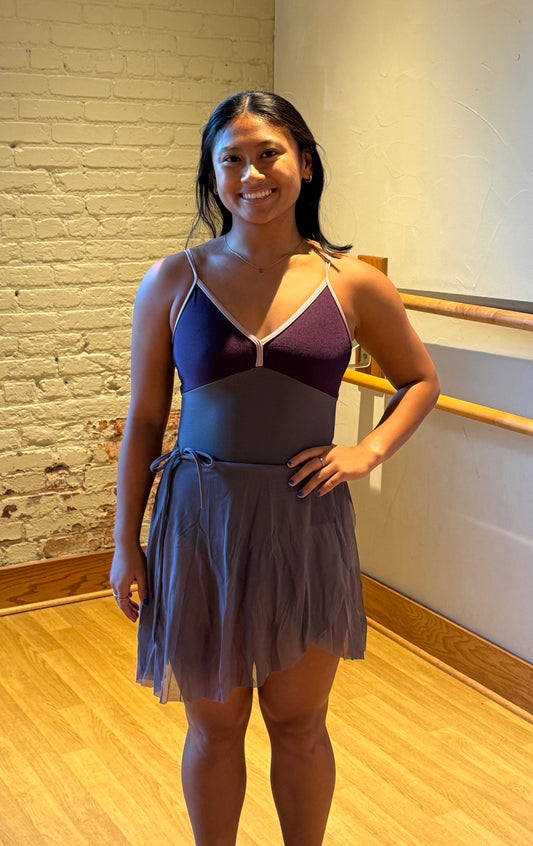Exclusive Daria Camisole Leotard - Shadow/Eggplant